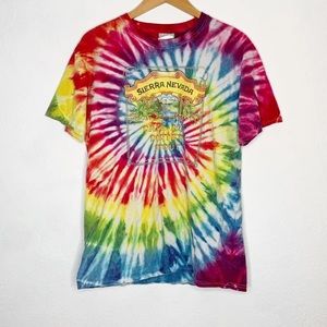 Sierra Nevada Pale Ale Porter Stout Tie-Dye Short Sleeve T-Shirt Adult Size M